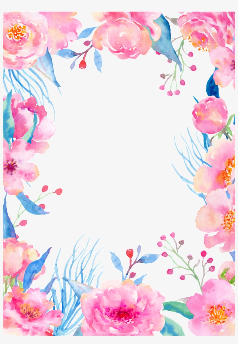 Transparent Background Flower Border, transparent png #1915311