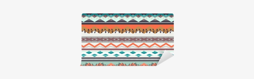 Ethnic Boho Seamless Pattern - Vinyl Wall Mural, transparent png #1915521