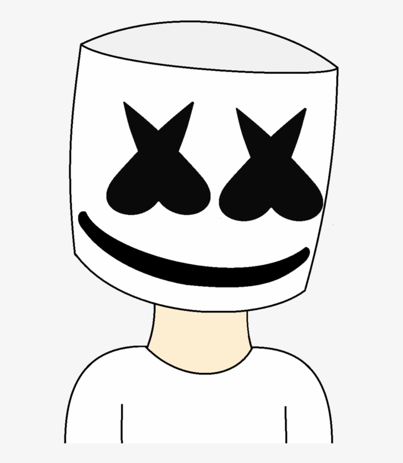 Marshmello By Djir - Marshmello Cartoon Png - Free Transparent PNG Download  - PNGkey