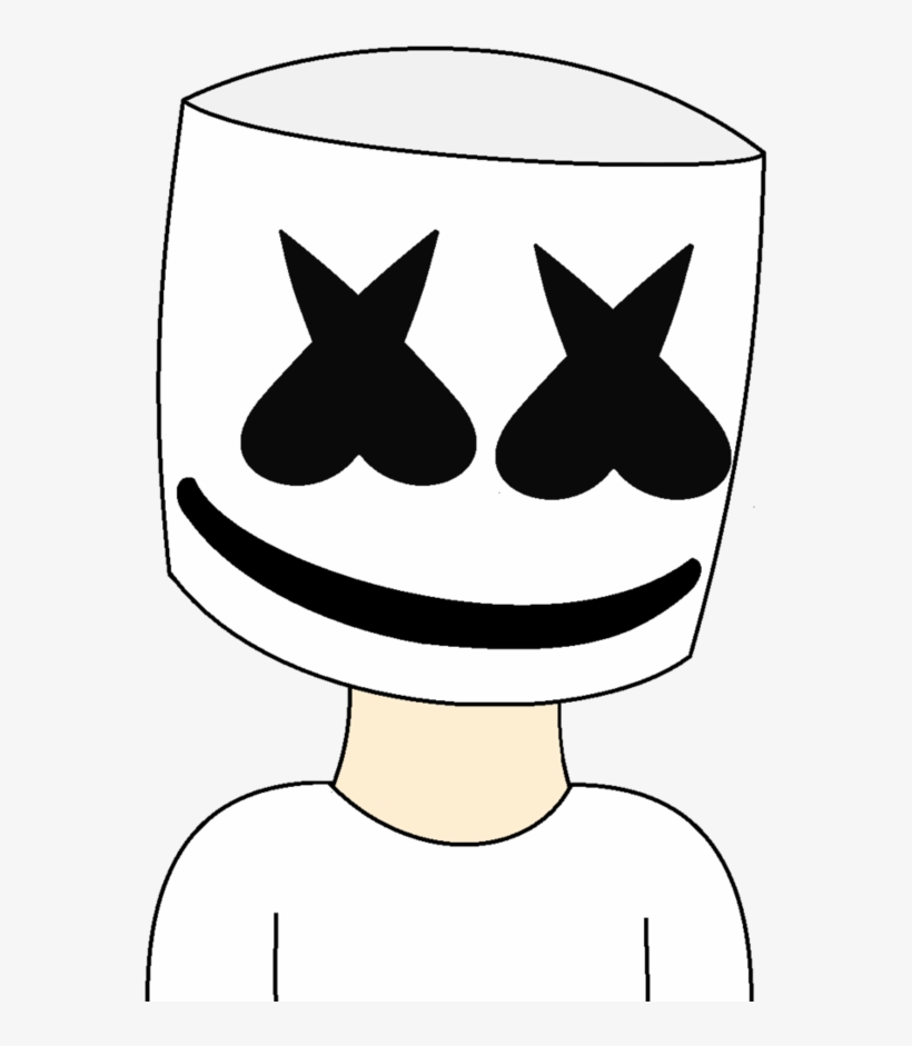 Transparent Marshmello Mask Png