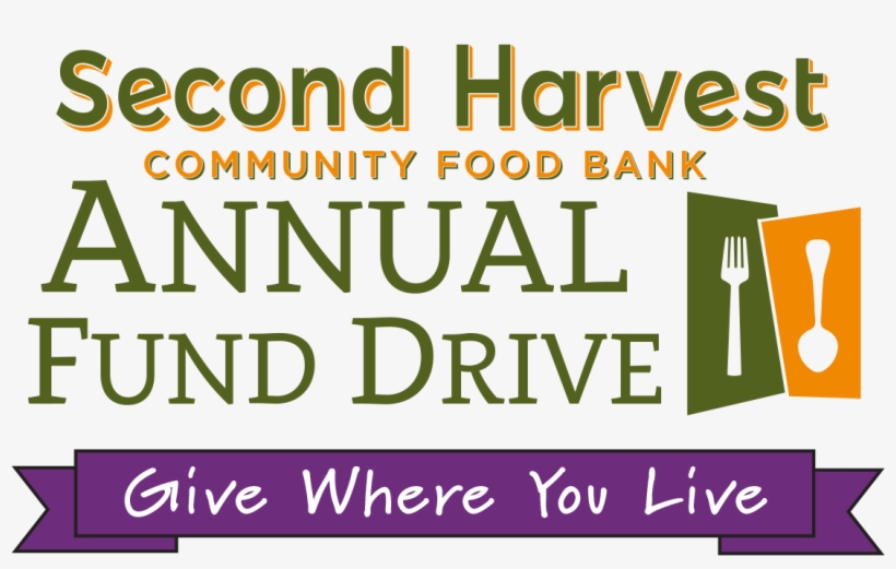 Annual Fund Logo 'give Where You Live' Purple Banner - Calligraphy, transparent png #1915584