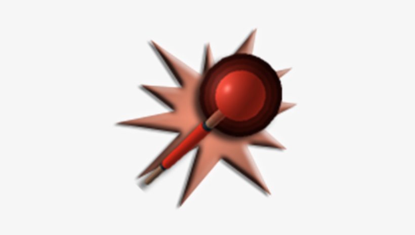Fire Blast Staff - Sticker, transparent png #1915588