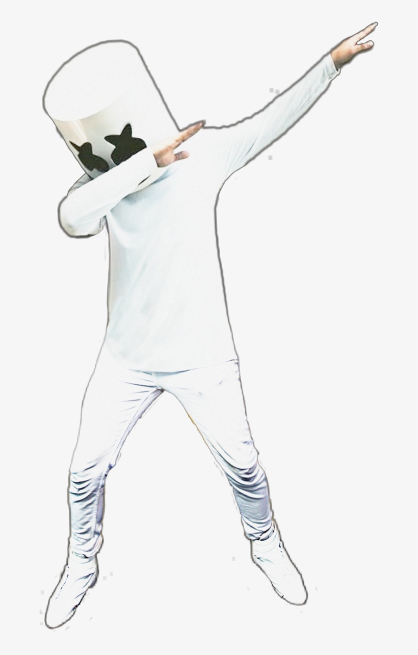 Ftestickers People Dj Marshmello Dab Dance Party - Marshmello Dab, transparent png #1915712