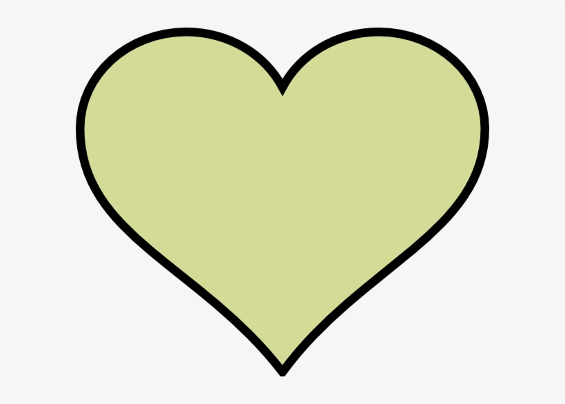 Heart To Colour Green Heart Different Colour Clip Art - Heart With Different Colors, transparent png #1915864
