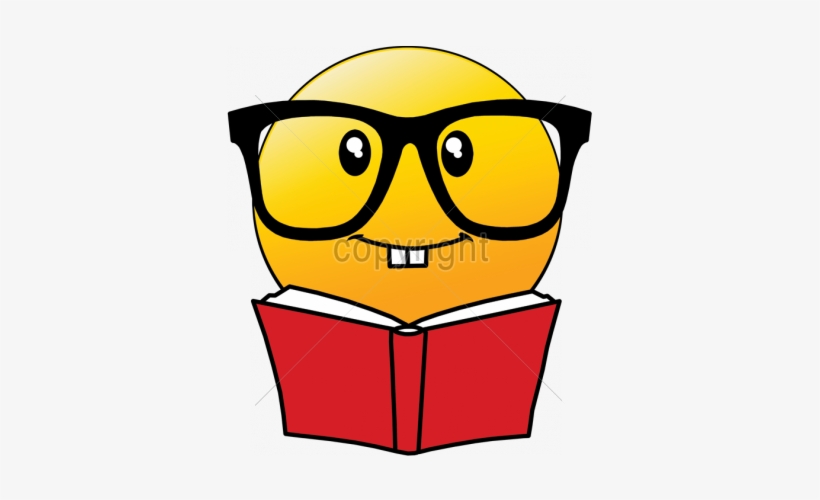 Emoji Clipart Reading - Emoji Book, transparent png #1915984
