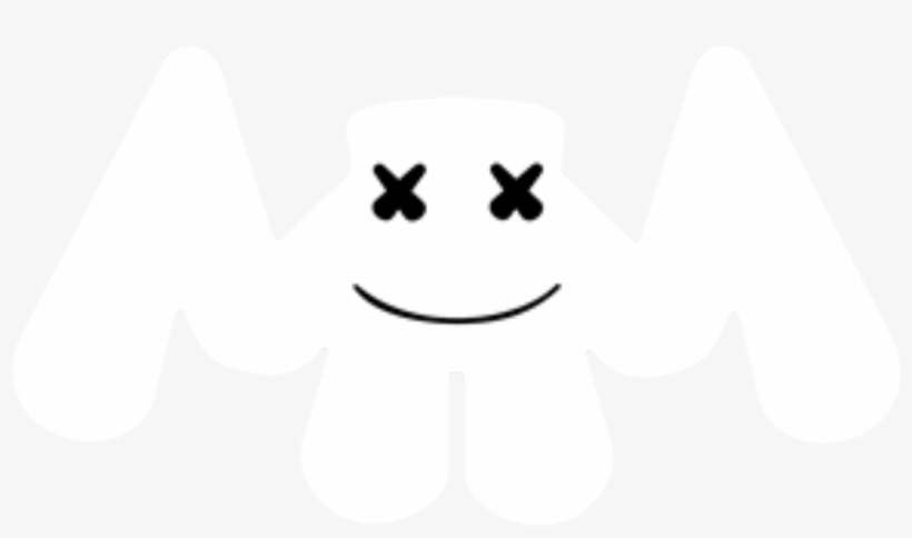 Logo Sticker By Allendenatalia - Logo De Marshmello Png, transparent png #1916043