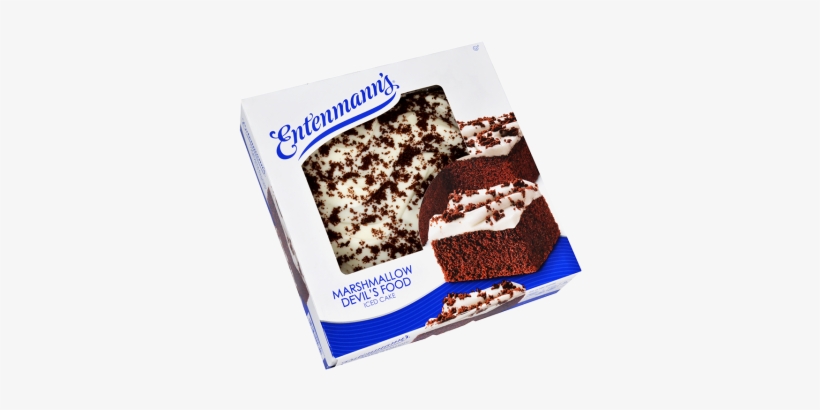 Marshmallow Devil's Food Iced Cake - Entenmann's Marble Loaf Cake - 12 Oz Box, transparent png #1916116