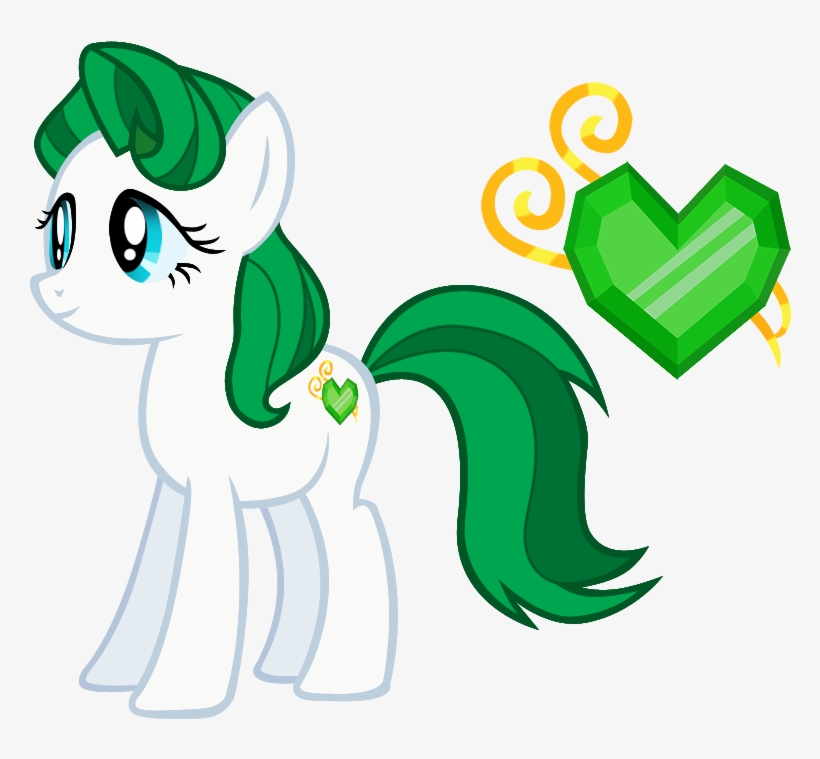 Gems Vector Mlp Fim - Mlp Emerald Cutie Mark, transparent png #1916242