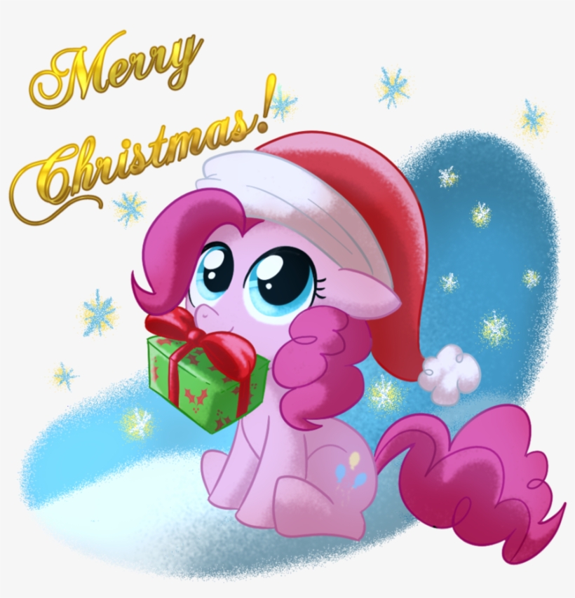 My Little Pony Clipart Christmas - Pinkie Pie Santa Mlp, transparent png #1916462