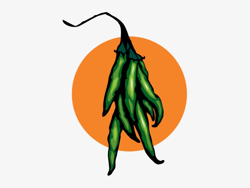 Mago Hot Sauce Laguna Beach Illustration Green Pepper - Tabasco Pepper, transparent png #1916534