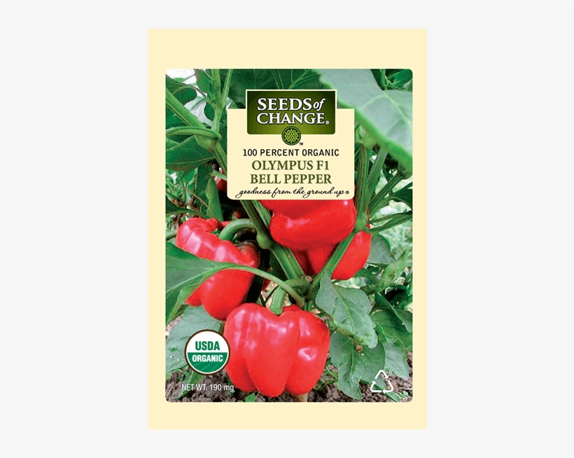 Organic Olympus F-1 Sweet Pepper Seeds - Seeds Of Change 21076 Organic Zesty Cln Quinoa Blend, transparent png #1916582