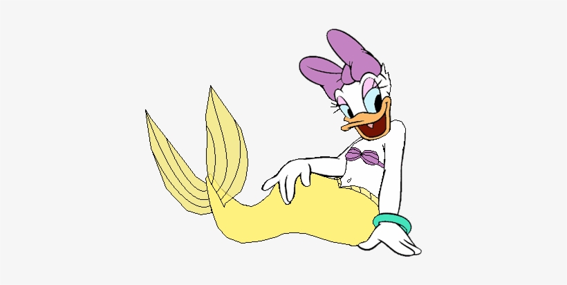 Daisy The Mer-duck - Daisy Duck The Mermaid, transparent png #1916776