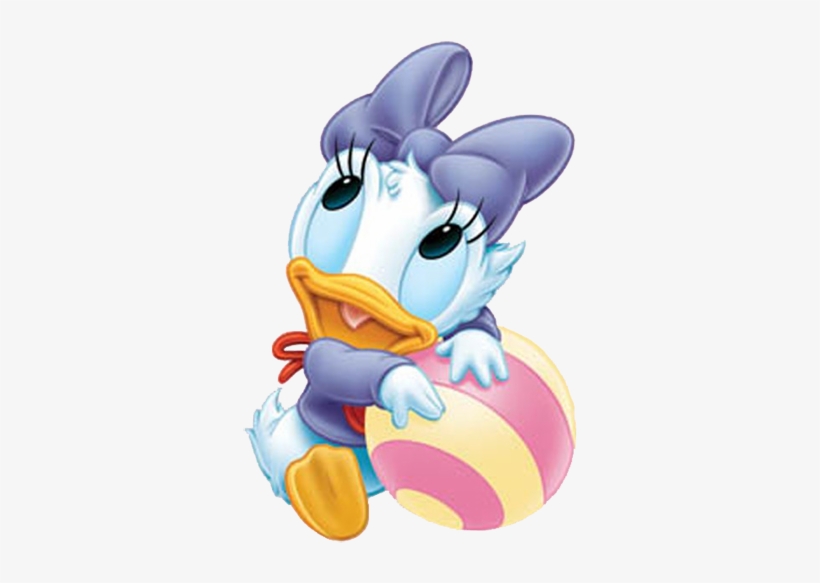 Daisy Duck Clip Art - Minnie's 1st Birthday Decorating Kit, transparent png #1916799
