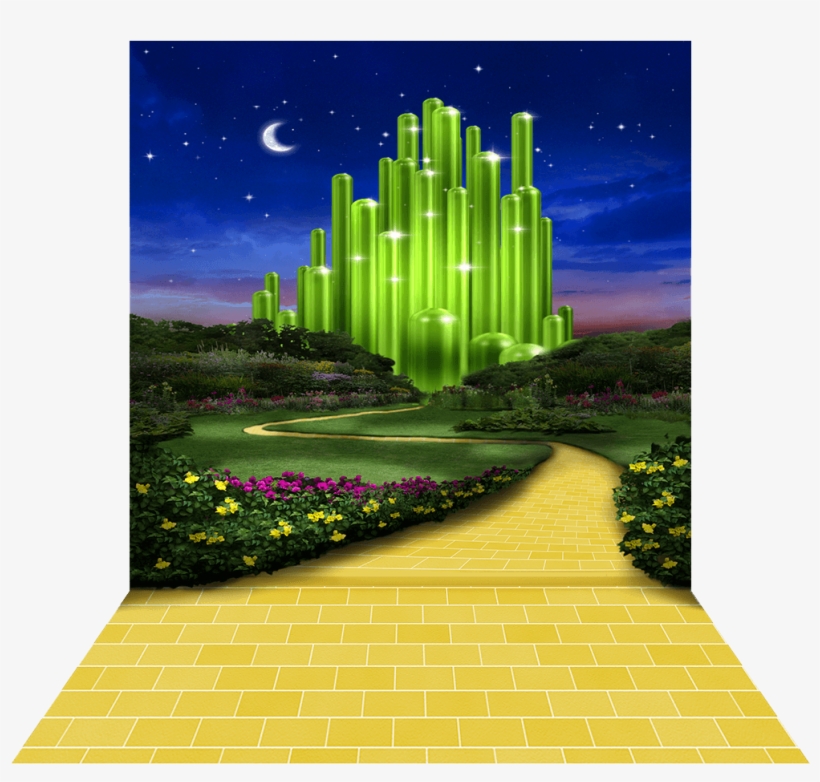 Emerald City Background - Yellow Brick Road To Emerald City, transparent png #1916906