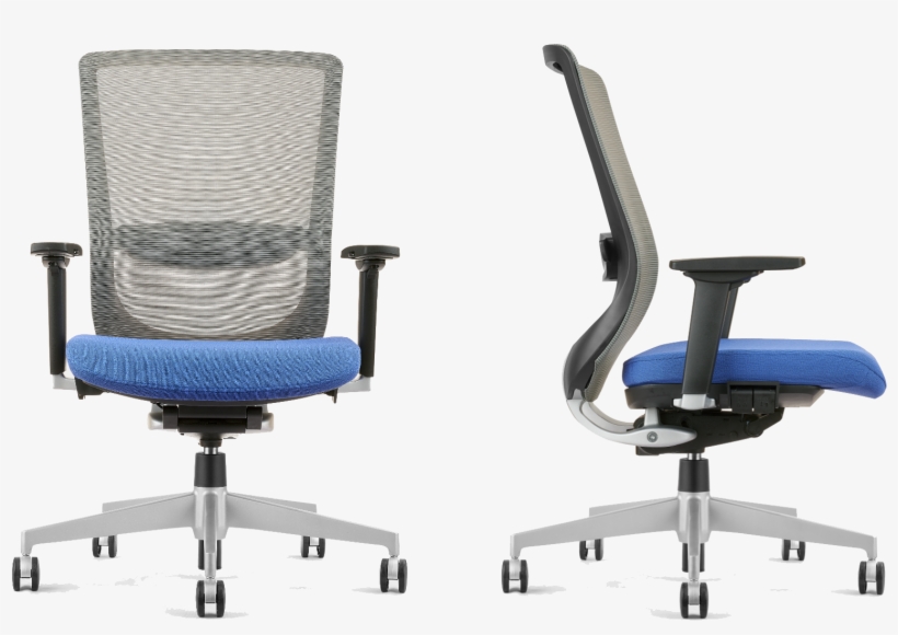 Blue Adjustable Ergonomic Chair - Me Too Chair Nurus, transparent png #1917493