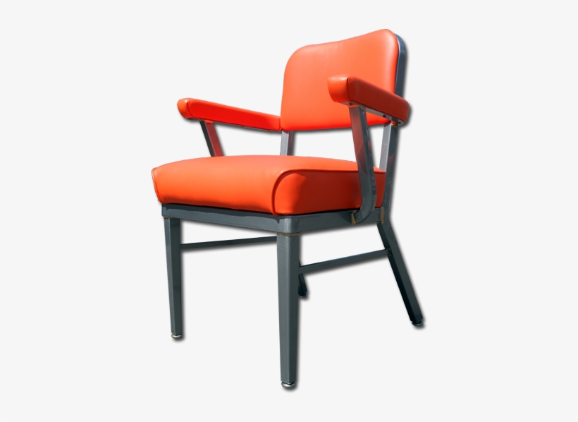 Orange Office Guest Chair - Mcdowell And Craig Chair, transparent png #1917562