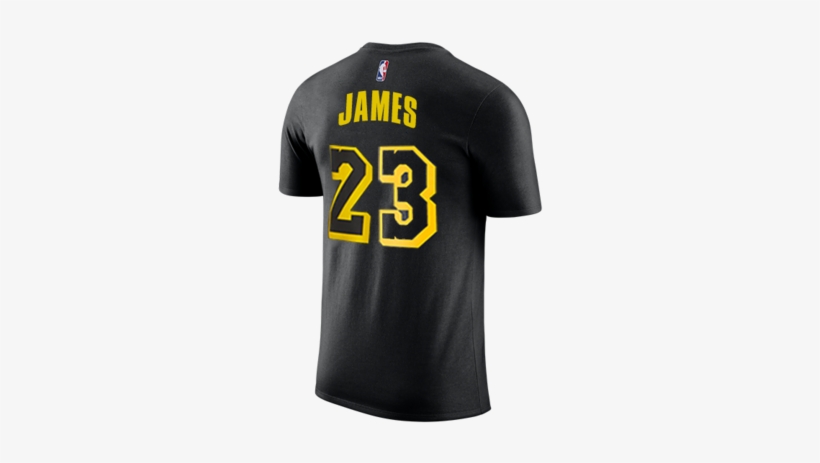 Los Angeles Lakers Lebron James City Edition T-shirt - Lebron James Shirt Jersey Lakers, transparent png #1917898