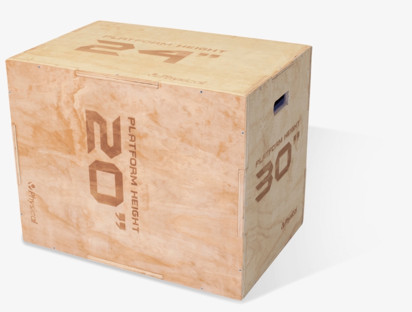 3 In 1 Wooden Plyo Box - Physical Company 3-in-1 Wooden Plyo Box (flat Packed), transparent png #1918015