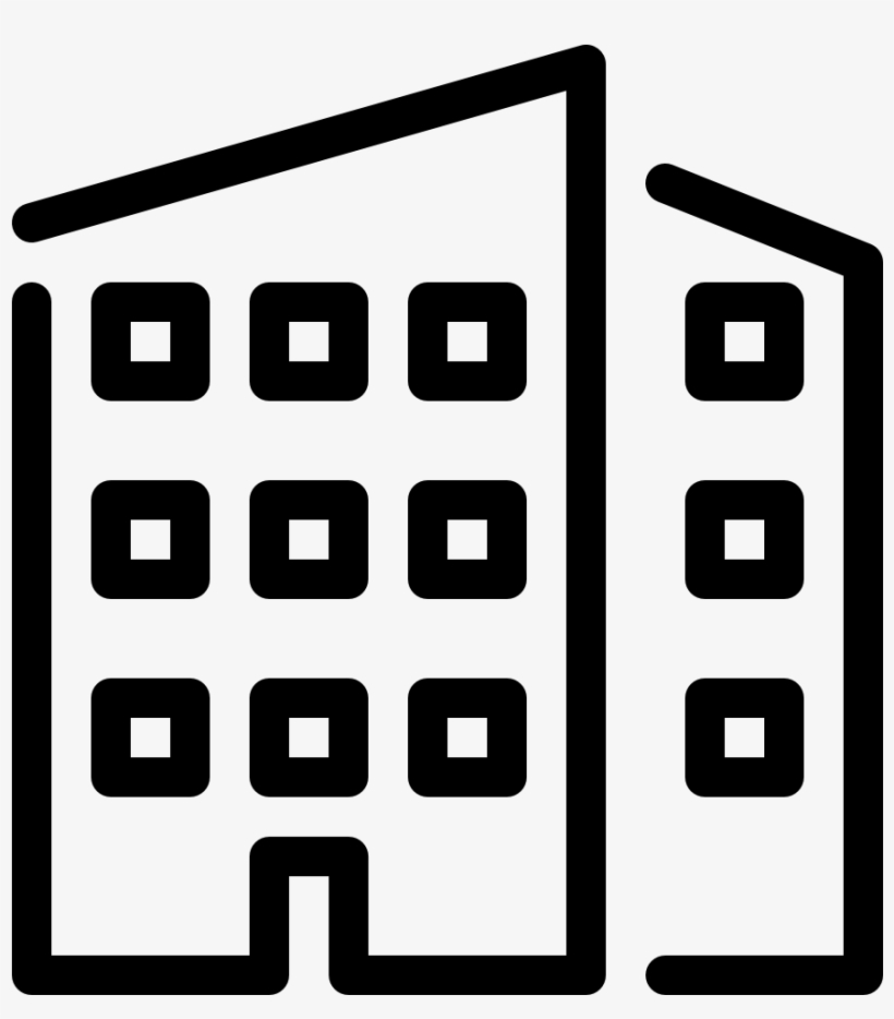 Building Office Icon - Office Building Line Icon, transparent png #1918017