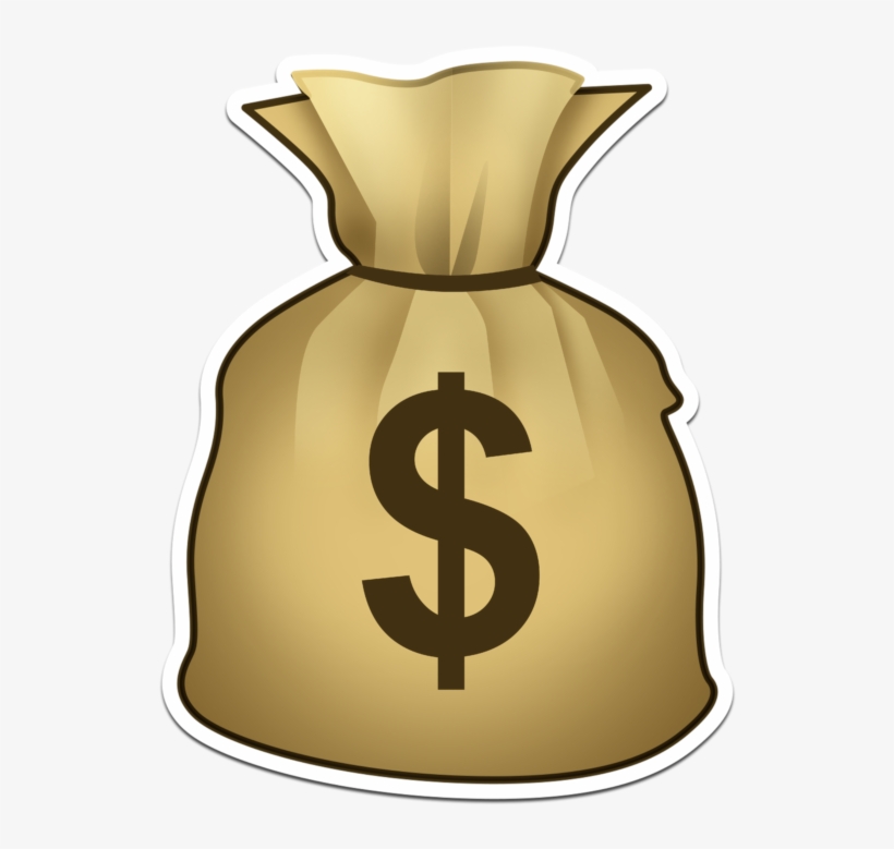 Money Bag Emoji Cutouts, transparent png #1918201