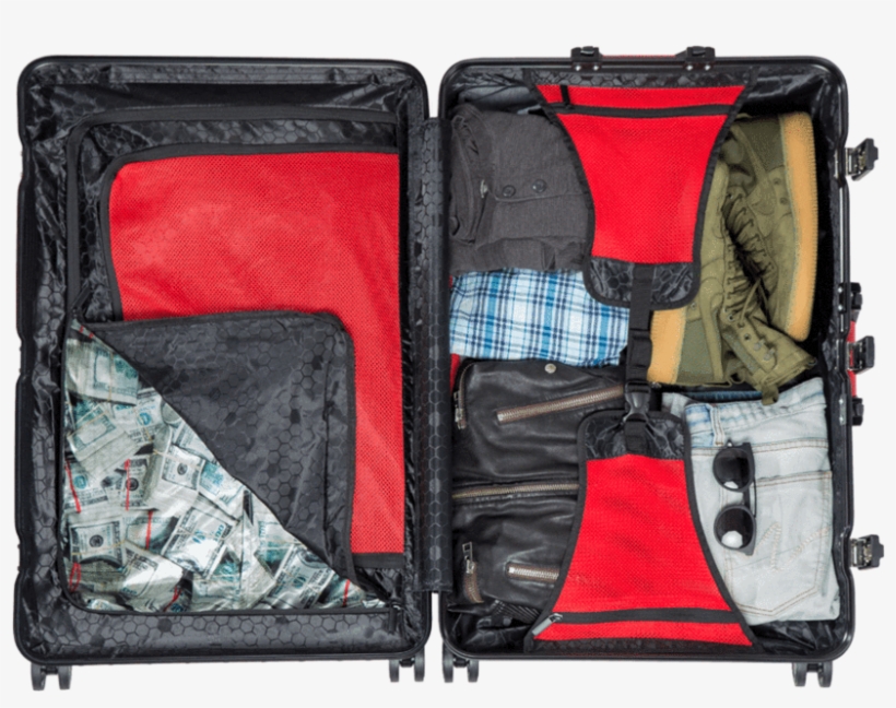 Sprayground- Money Rolled 29" Full Size Luggage Luggage - Garment Bag, transparent png #1918583