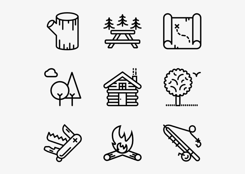 Woods Vector - Drawing, transparent png #1918609