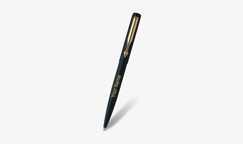 Custom Parker Vector Matte Black Gt Ball Pen - Branded Parker Pen, transparent png #1918669