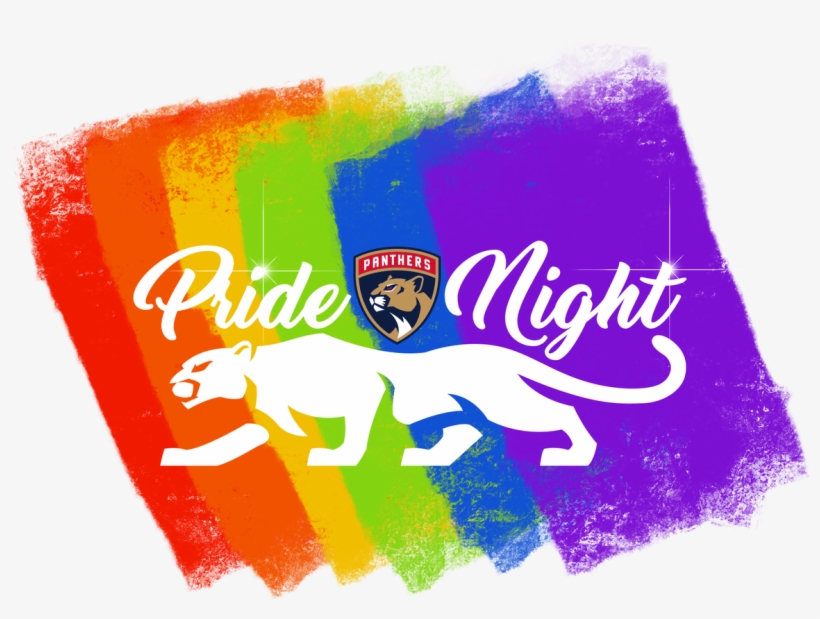 Florida Panthers On Twitter - Florida Panthers Pride Night, transparent png #1918765