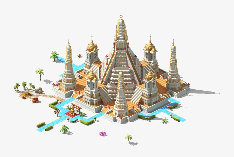 Golden Temple - Hindu Temple, transparent png #1918986