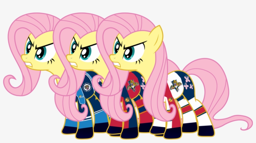 Fjojr, Clothes, Florida Panthers, Fluttershy, Hockey, - Fluttershy, transparent png #1919320