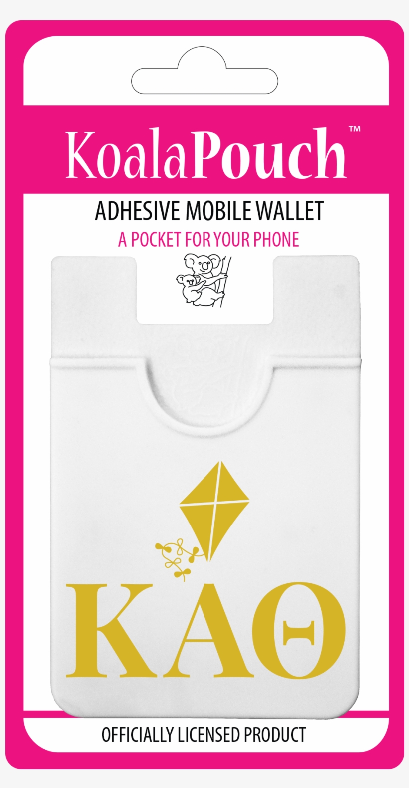 Kappa Alpha Theta<br> Koala Pouch<br>adhesive Wallet - Delta Delta Delta Koala Pouch: Adhesive Wallet, transparent png #1919371