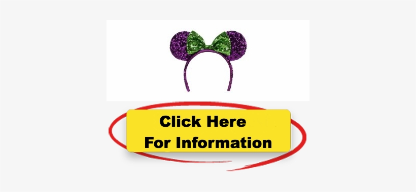 Disney Theme Parks Minnie Mouse Sequin Headband Purple - T-shirt, transparent png #1919661