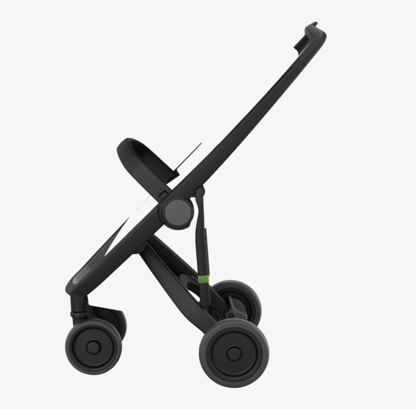 The First Green Stroller On Planet Earth - Greentom 3 In 1 Black - Grey, transparent png #1919709