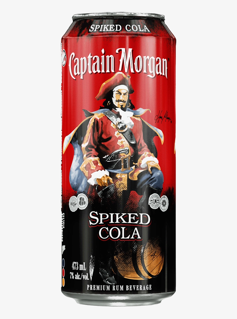 Captain Morgan Spiked Cola - Captain Morgan Spiked Root Beer, transparent png #1919710