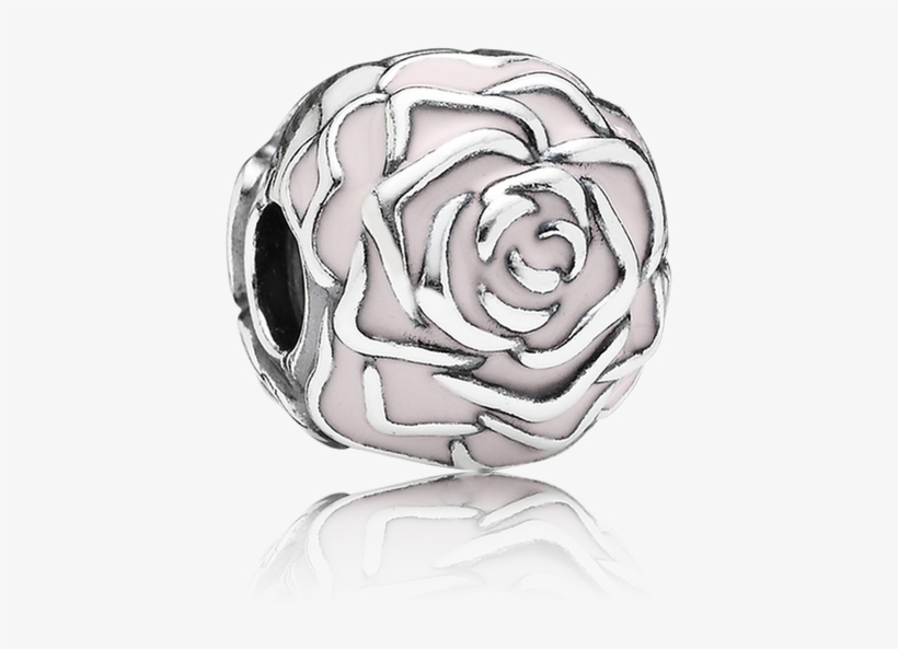 Banner Royalty Free 40 Clip Silver - Pandora Rose Garden Clip, transparent png #1919749