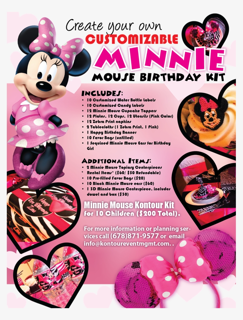 Previous - Card Birthday Value A200 Girls Minnie Mouse-pack Of, transparent png #1919798