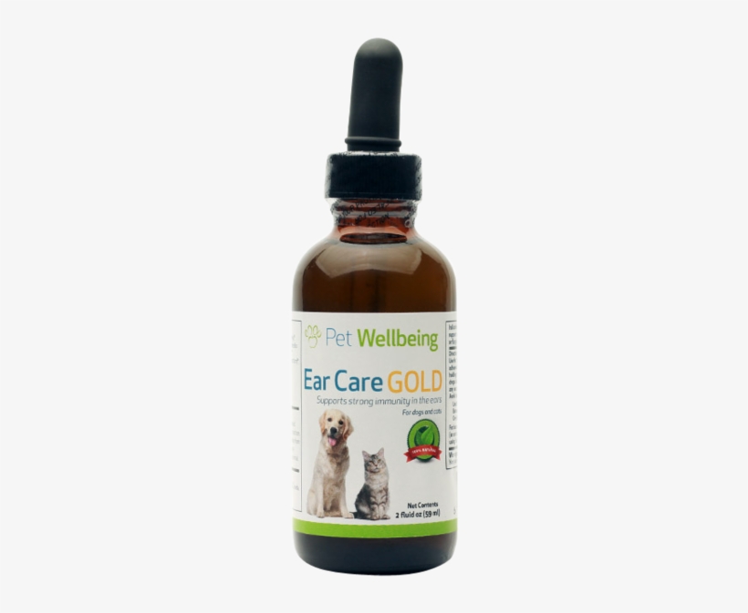Ear Care Gold Dog Ear Infections - Pet Wellbeing - Ear Care Gold For Cats - Natural Immune, transparent png #1919967