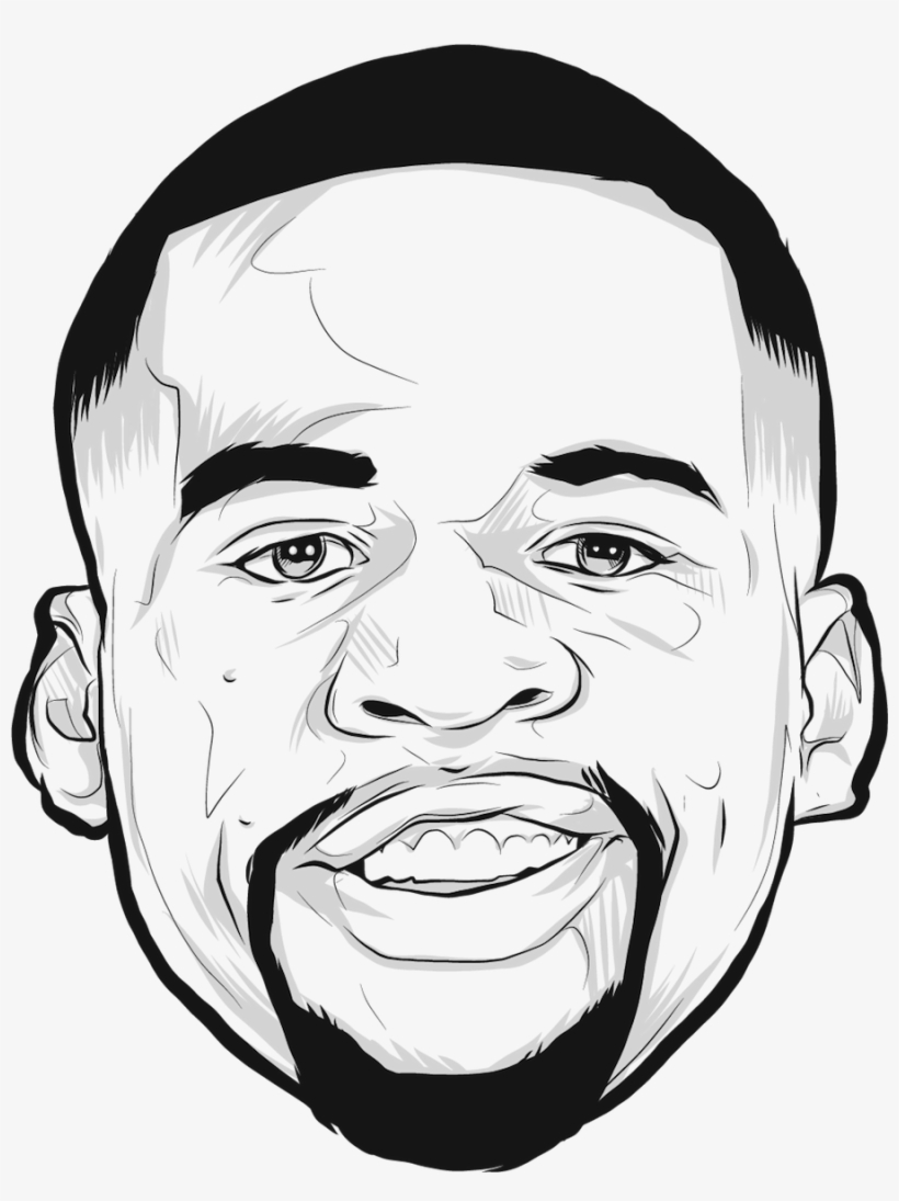 Portrait Of Draymond Green By Rob Zilla - Draymond Green Cartoon Face, transparent png #1920093
