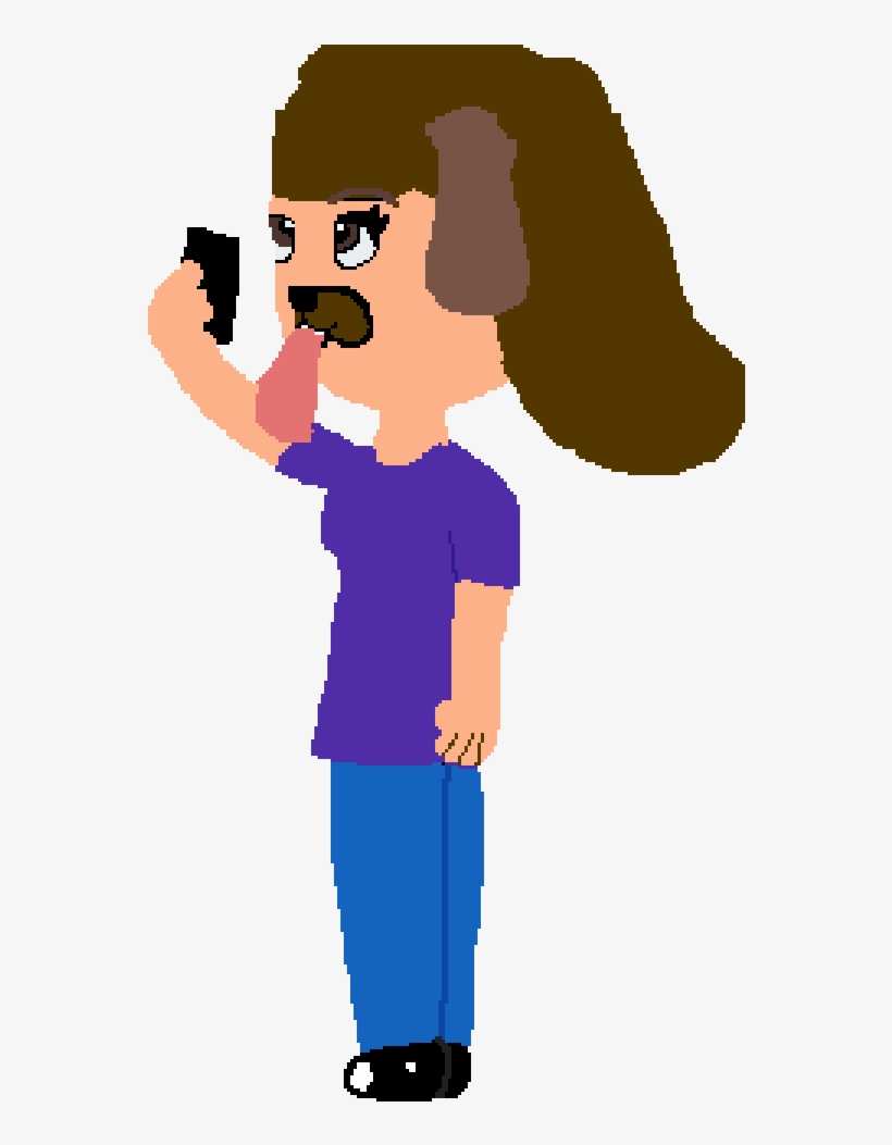 Draw A Girl With Dog Ears Request - Drawing, transparent png #1920287