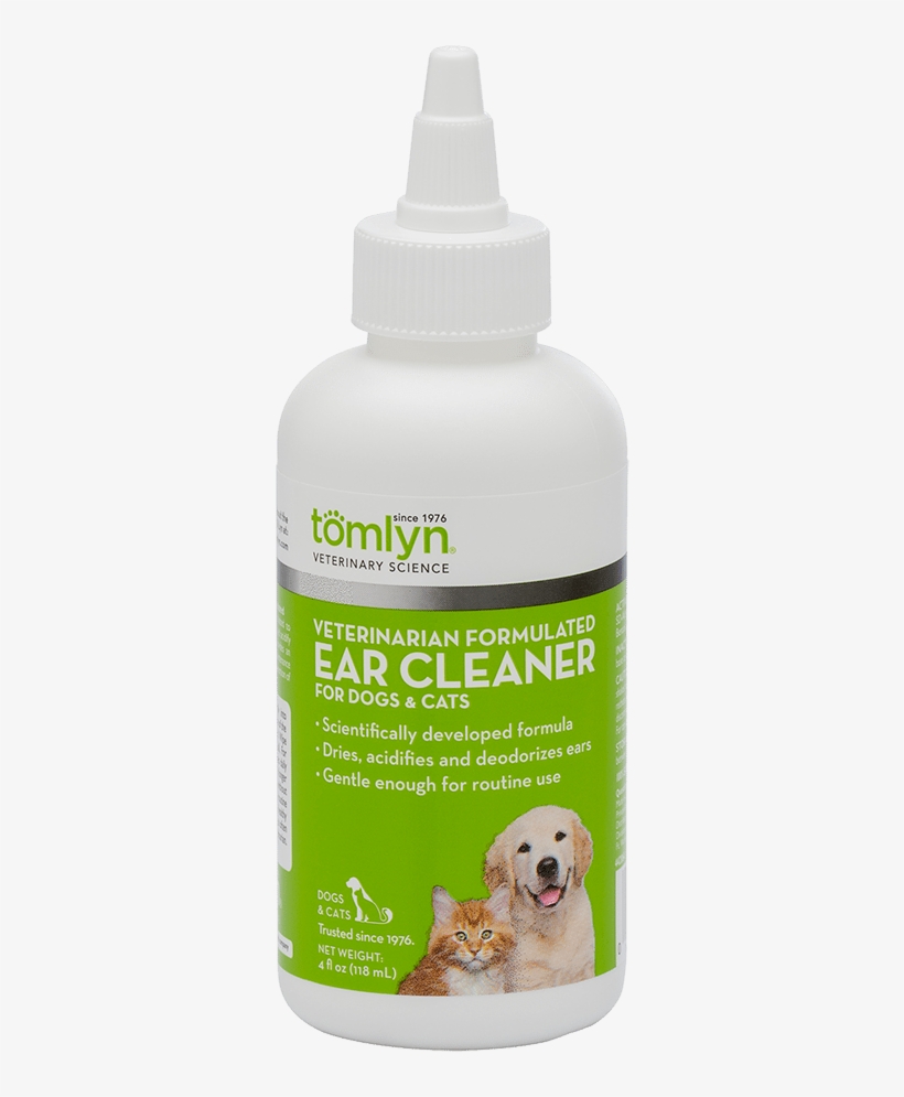 Tomlyn's Veterinarian Formulated Ear Cleaner Is Specially - Tomlyn - Earoxide Ear Cleanser White - 4 Fl. Oz. (118, transparent png #1920377