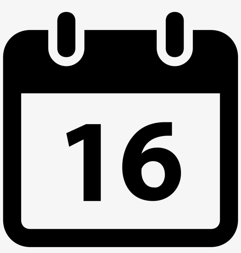 Calendar 16 Icon - Calendar 15 Icon, transparent png #1920441