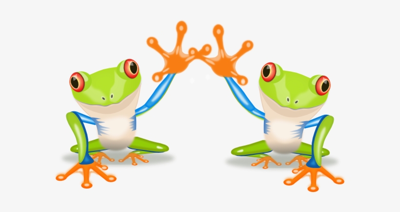 Two Frogs Svg Clip Arts 600 X 354 Px, transparent png #1921082
