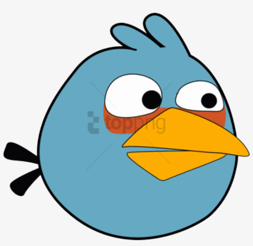 Image Of Angry Bird Clipart - Angry Birds Characters Blue, transparent png #1921258