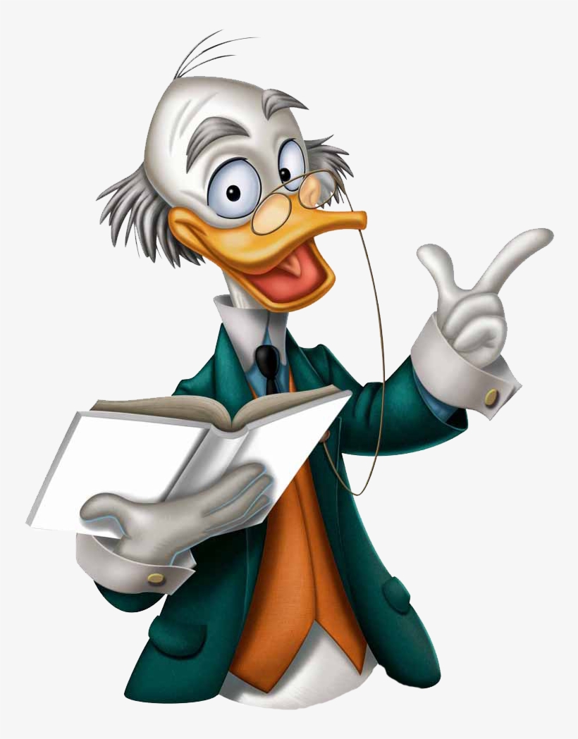 Ludwigvondrake - Professor Ludwig Von Drake, transparent png #1921292