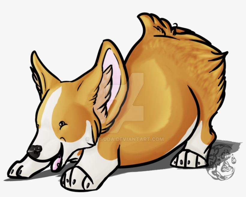 Pembroke Welsh Corgi Clipart At Getdrawings - Chibi Corgi, transparent png #1921621