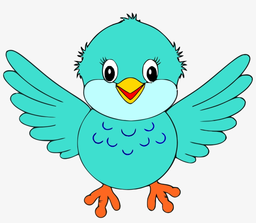 Bird Clipart Little Blue Bird Clip Art Png - Birds Clipart - Free