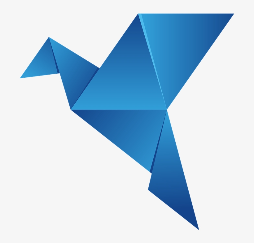 Free Vector Graphic Logo Origami Bird Fly Blue Free Origami Logo Free Vector Graphic Logo Origami Bird Fly Blue Free Origami Logo