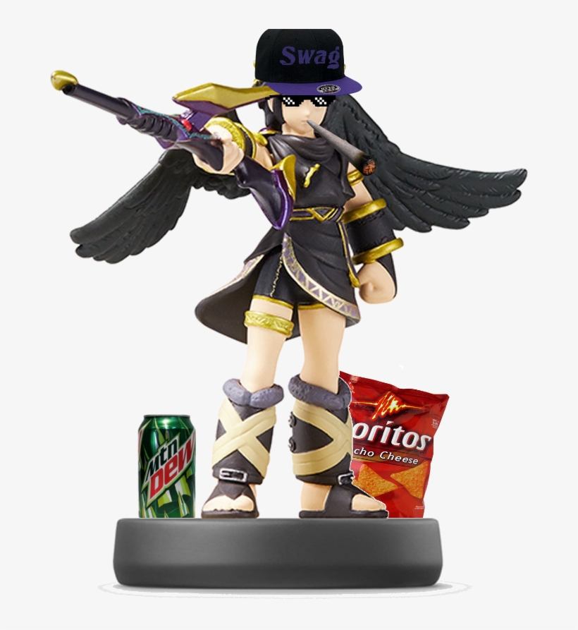 Dank Pit Amiibo - Dark Pit Amiibo - Japan Import (super Smash Bros Series), transparent png #1921952