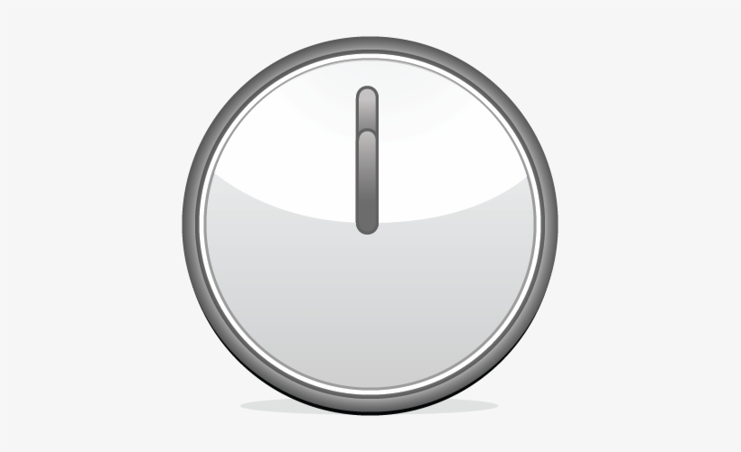 Clock Face Twelve O'clock - Clock, transparent png #1921955