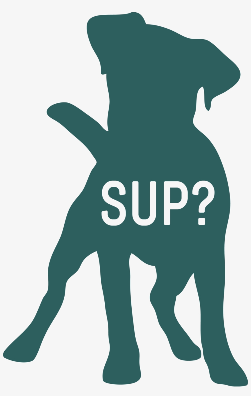 Supdog - Silhouettes Of Boxer Dog, transparent png #1922224